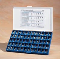 Polycarbonate Crowns Size Assorted Complete Set 180/Bx