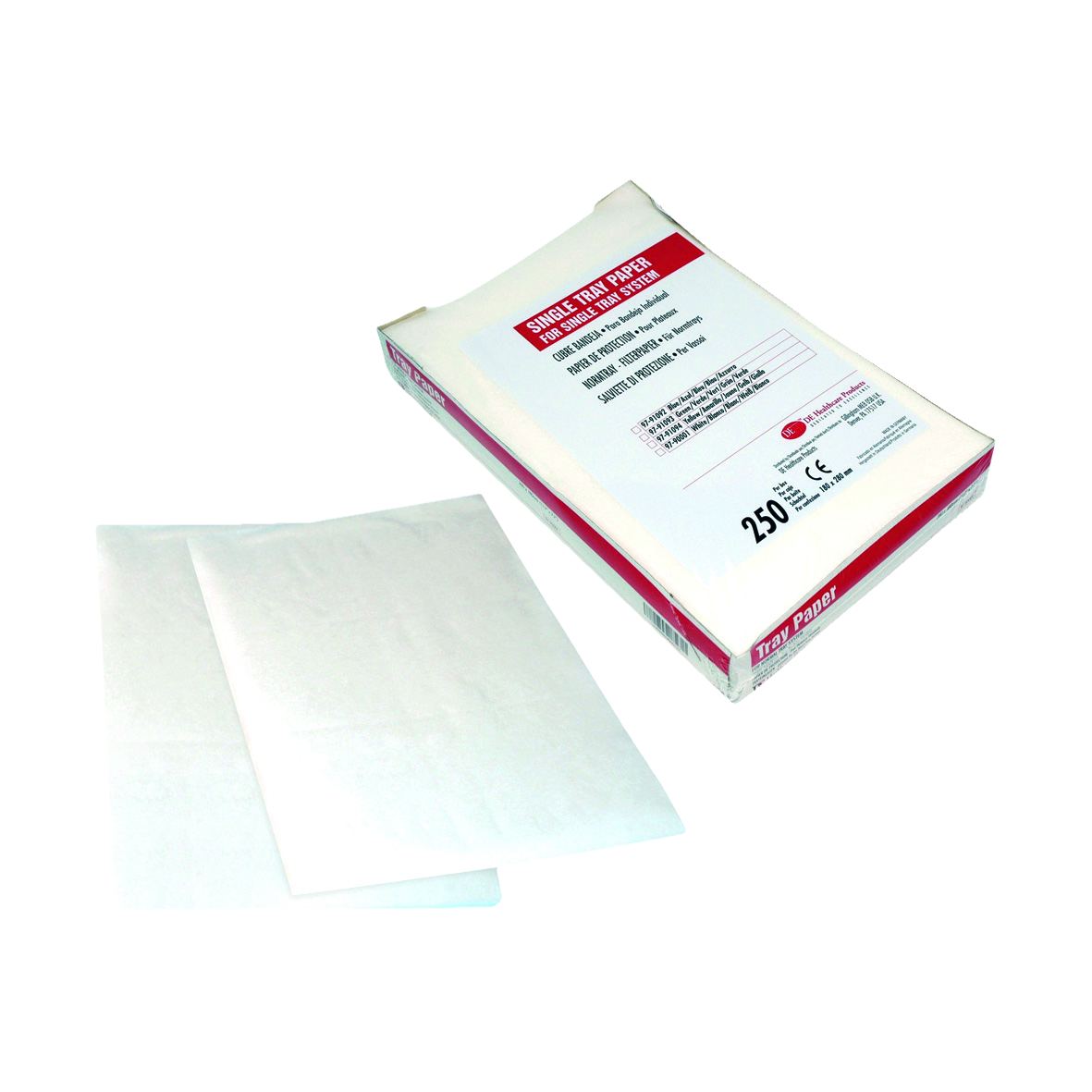 DEHP Tray Paper 28 x 18cm 250pk