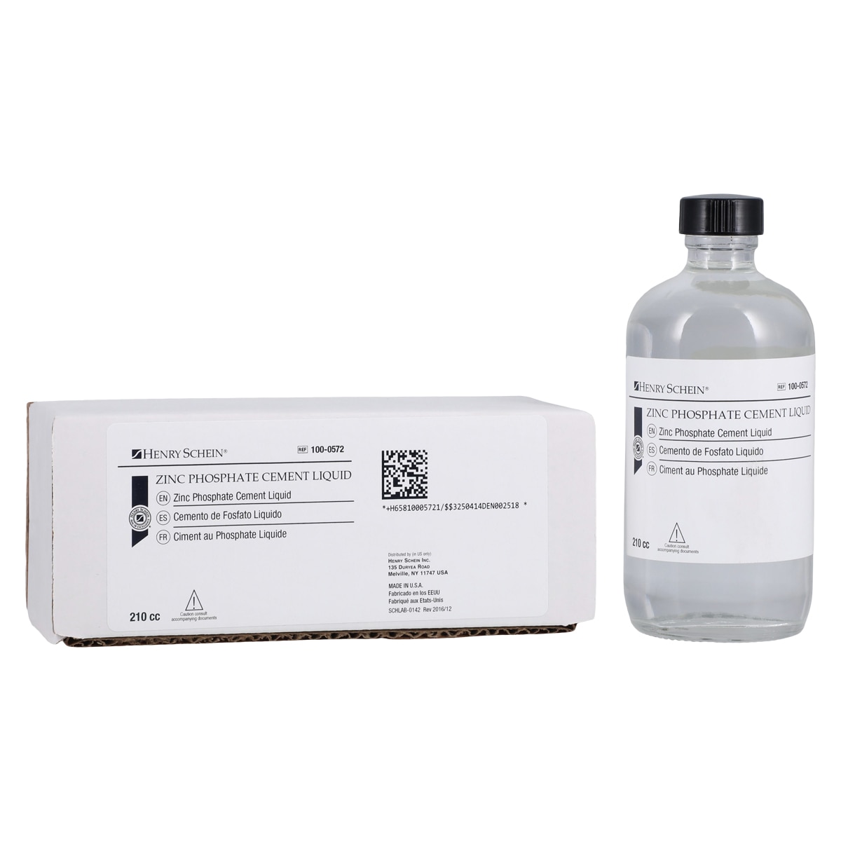 Zinc Cement Liquid Cement Clear Ortho Size 210ml/Bt