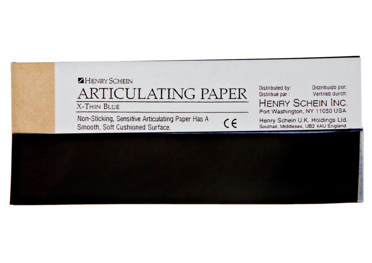 Articulating Paper HENRY SCHEIN - Bleu Fin - Boîte de 12 cahiers de 12 feuilles