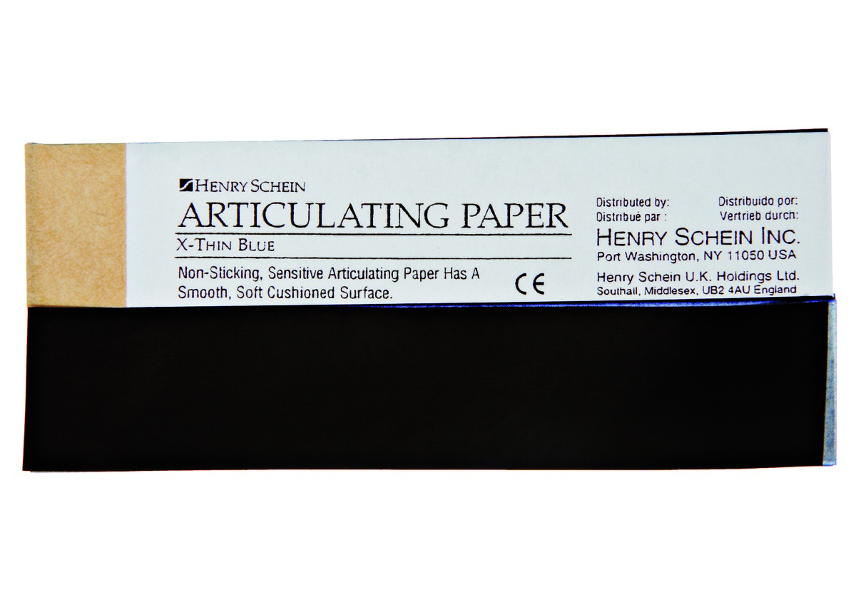Articulating Paper HENRY SCHEIN - Bleu Fin - Boîte de 12 cahiers de 12 feuilles