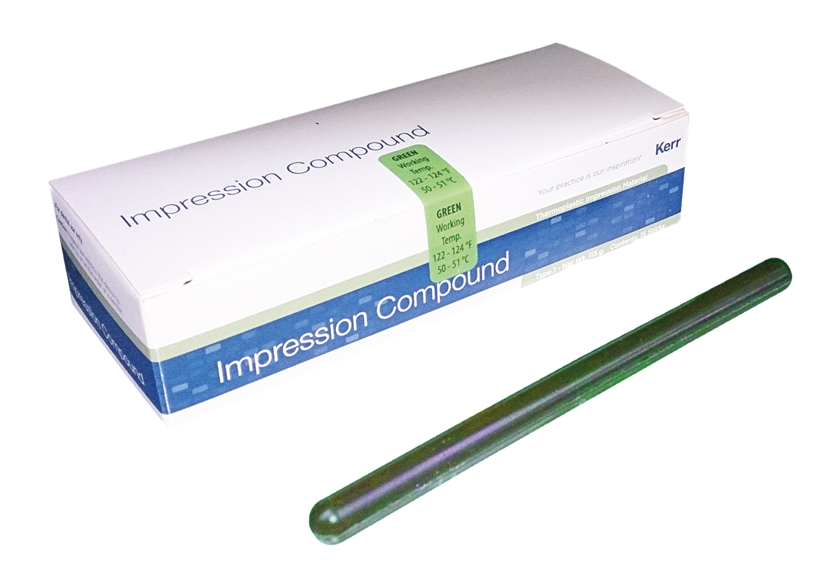 Kerr Impression Compound Sticks Green 15pk