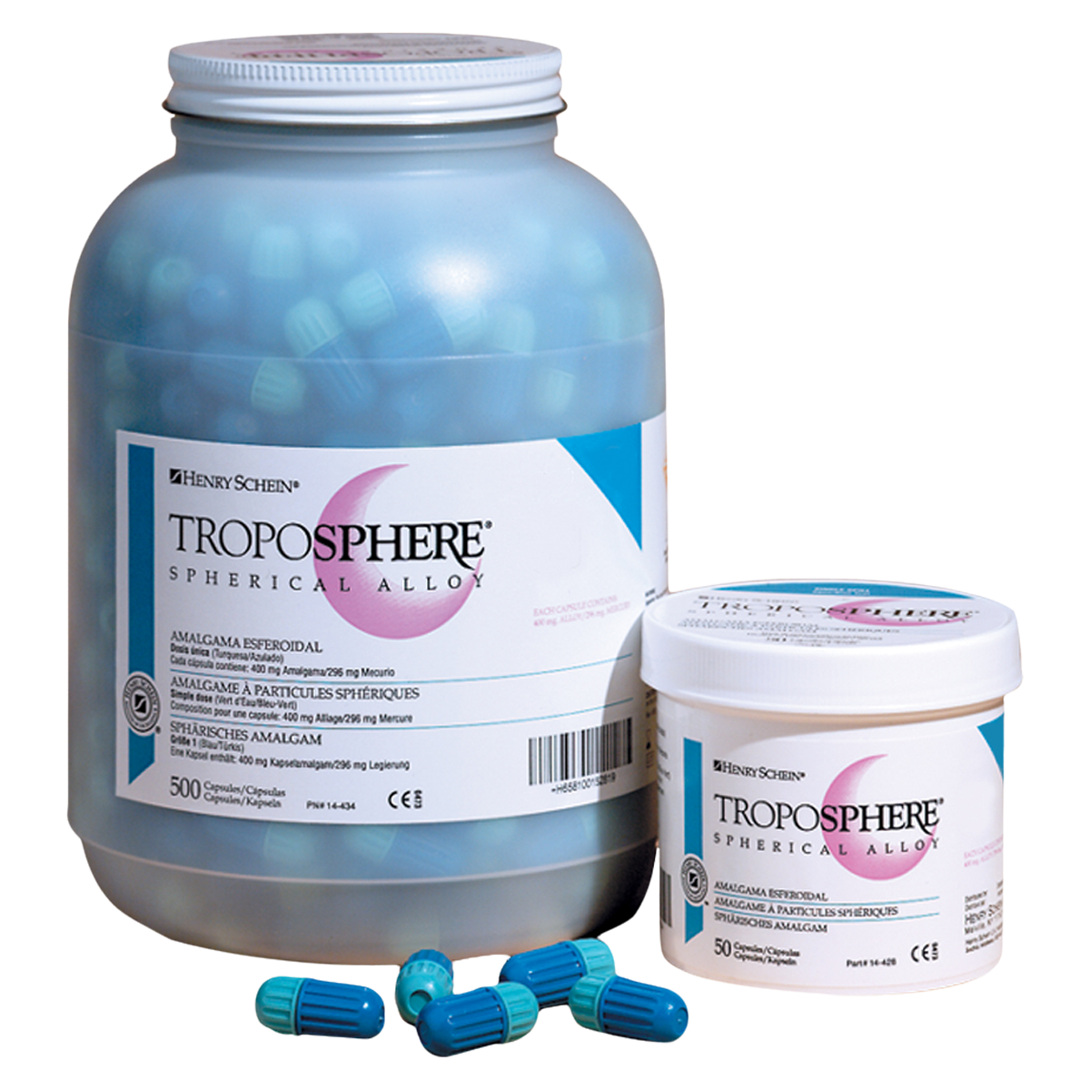 Troposphere Alloy Capsules Single Spill Fast Set 500/Jr