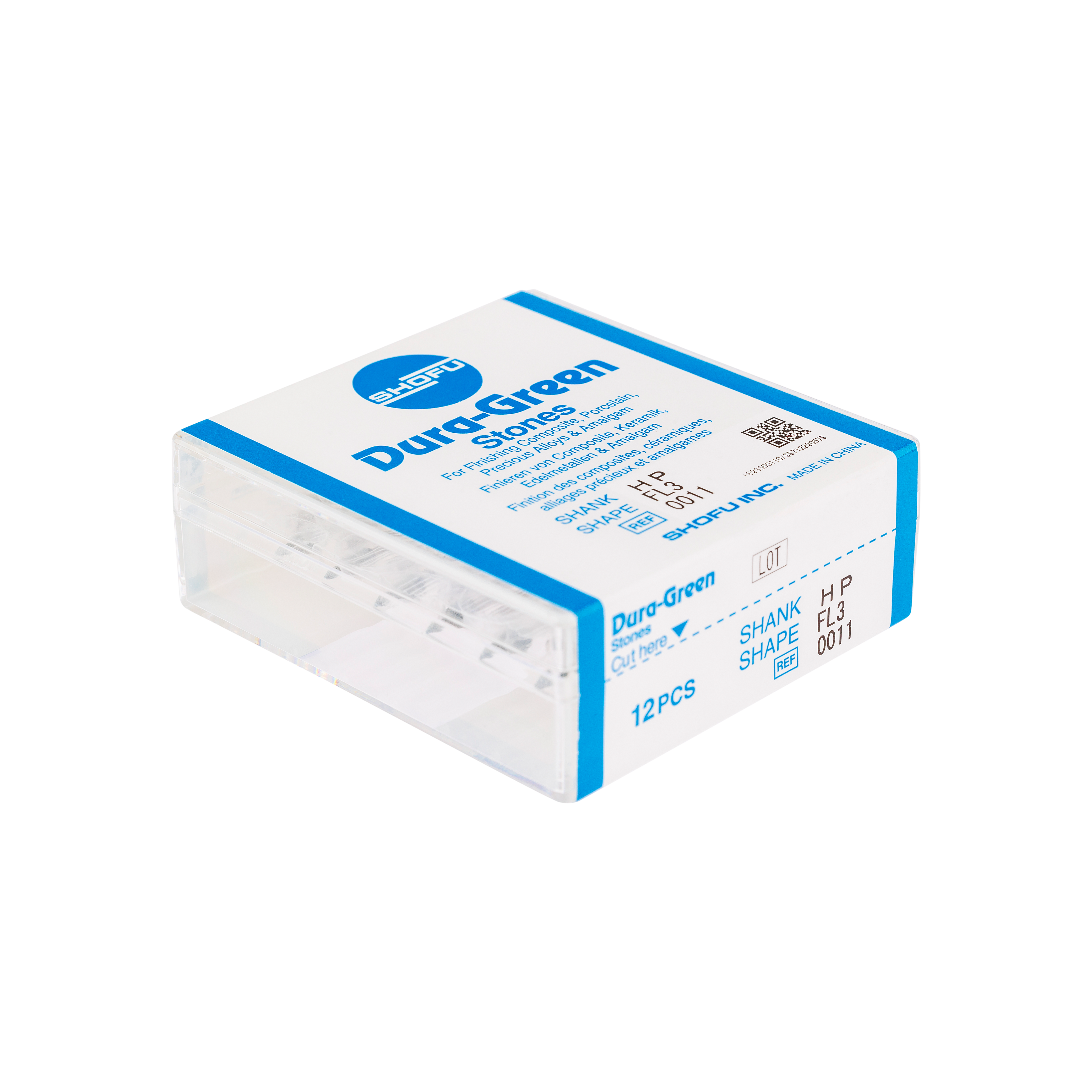 Dura-Green Polishing Stone FL3 0011 HP 12pk