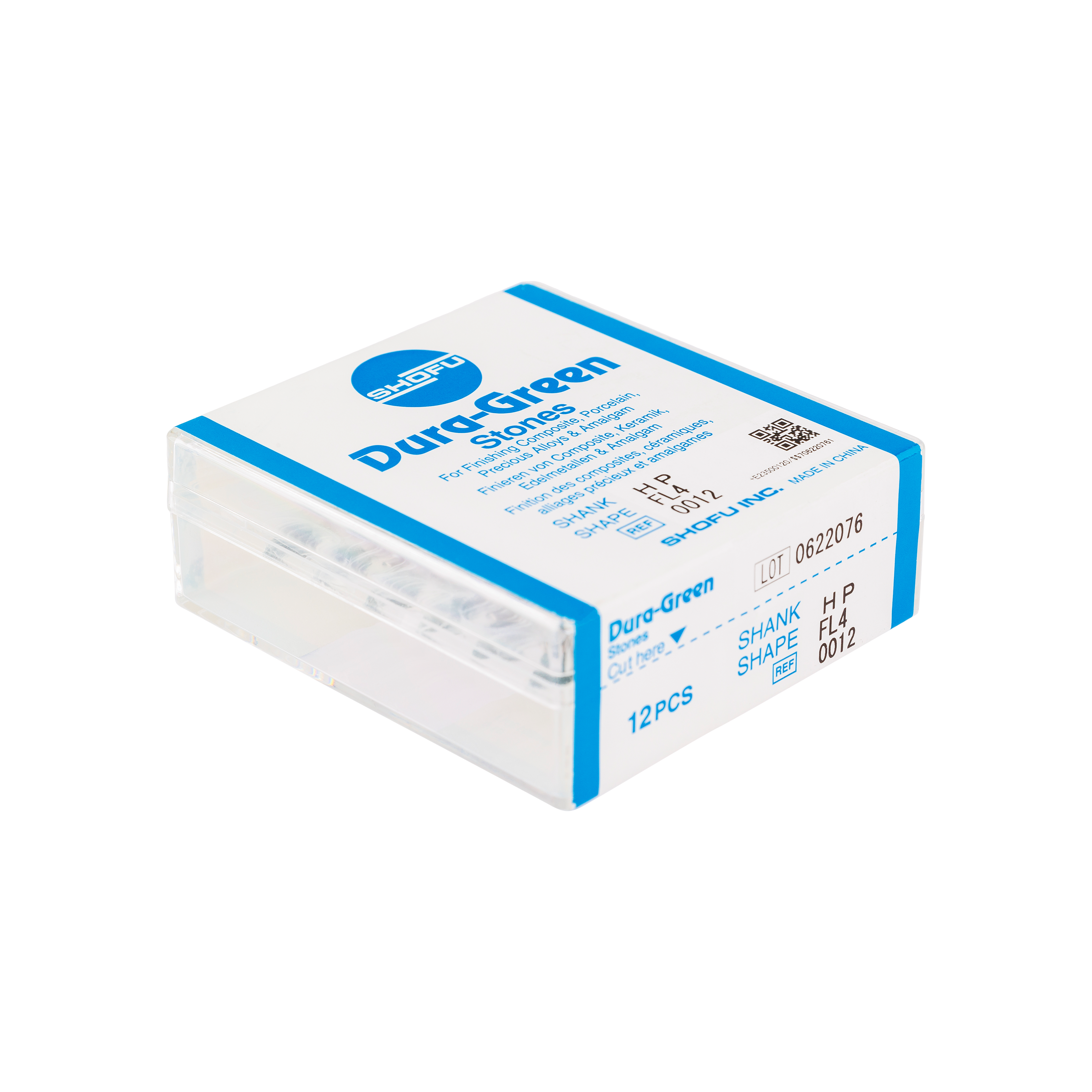 Dura-Green Polishing Stone FL4 0012 HP 12pk