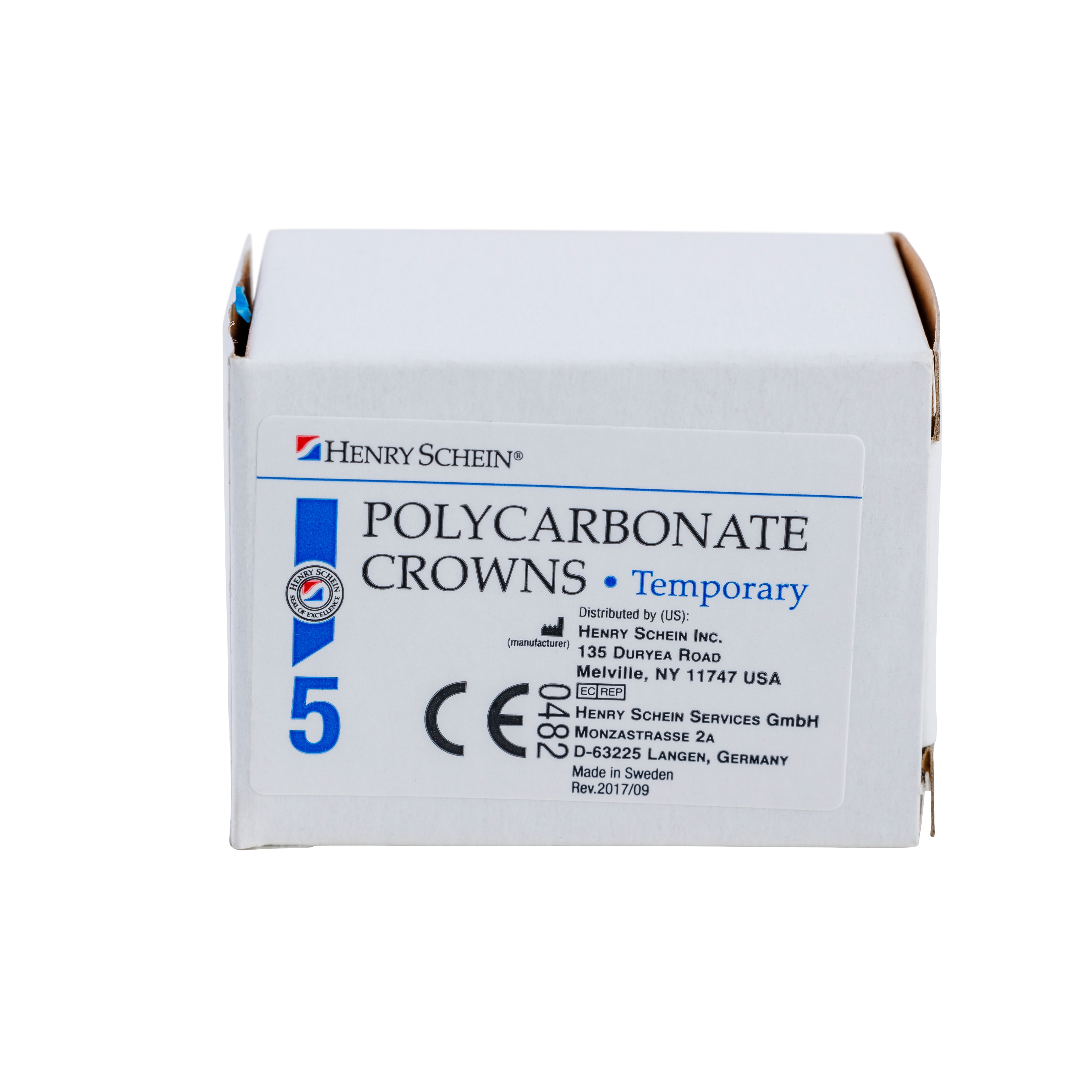 HS Temporary Crown Polycarbonate Refill 10 5pk