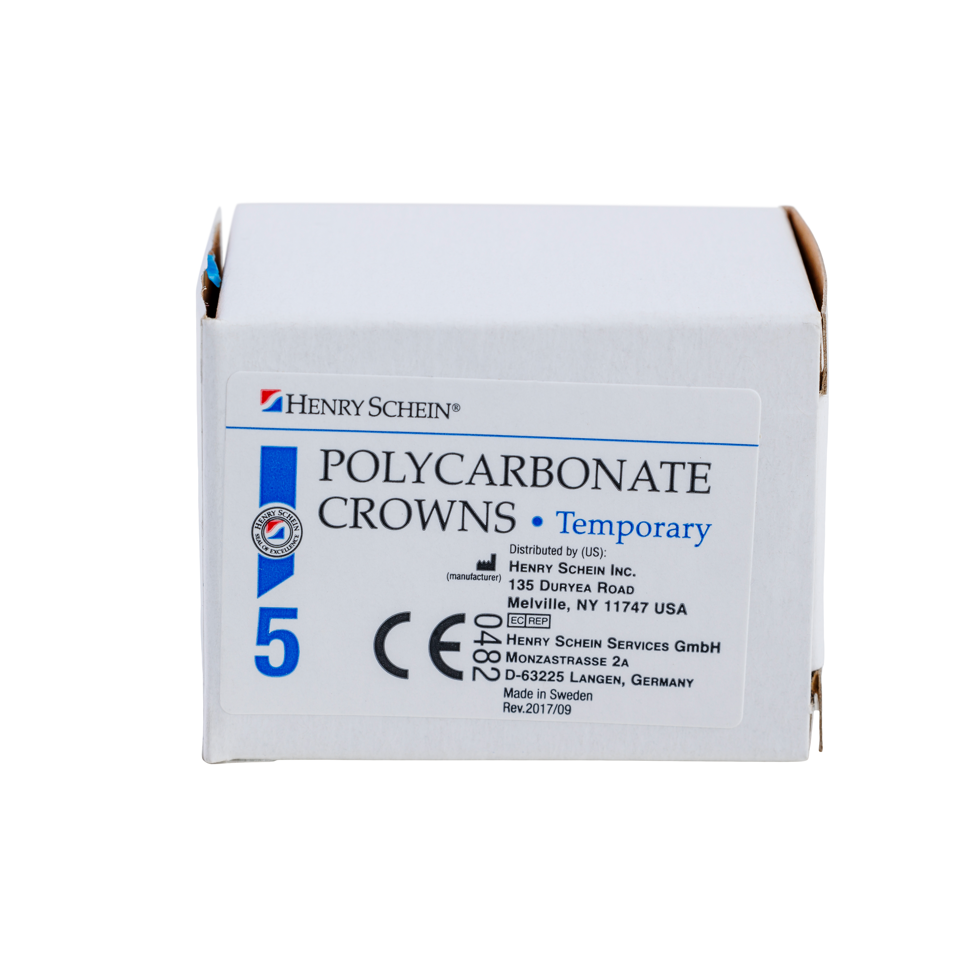 HS Temporary Crown Polycarbonate Refill 10 5pk