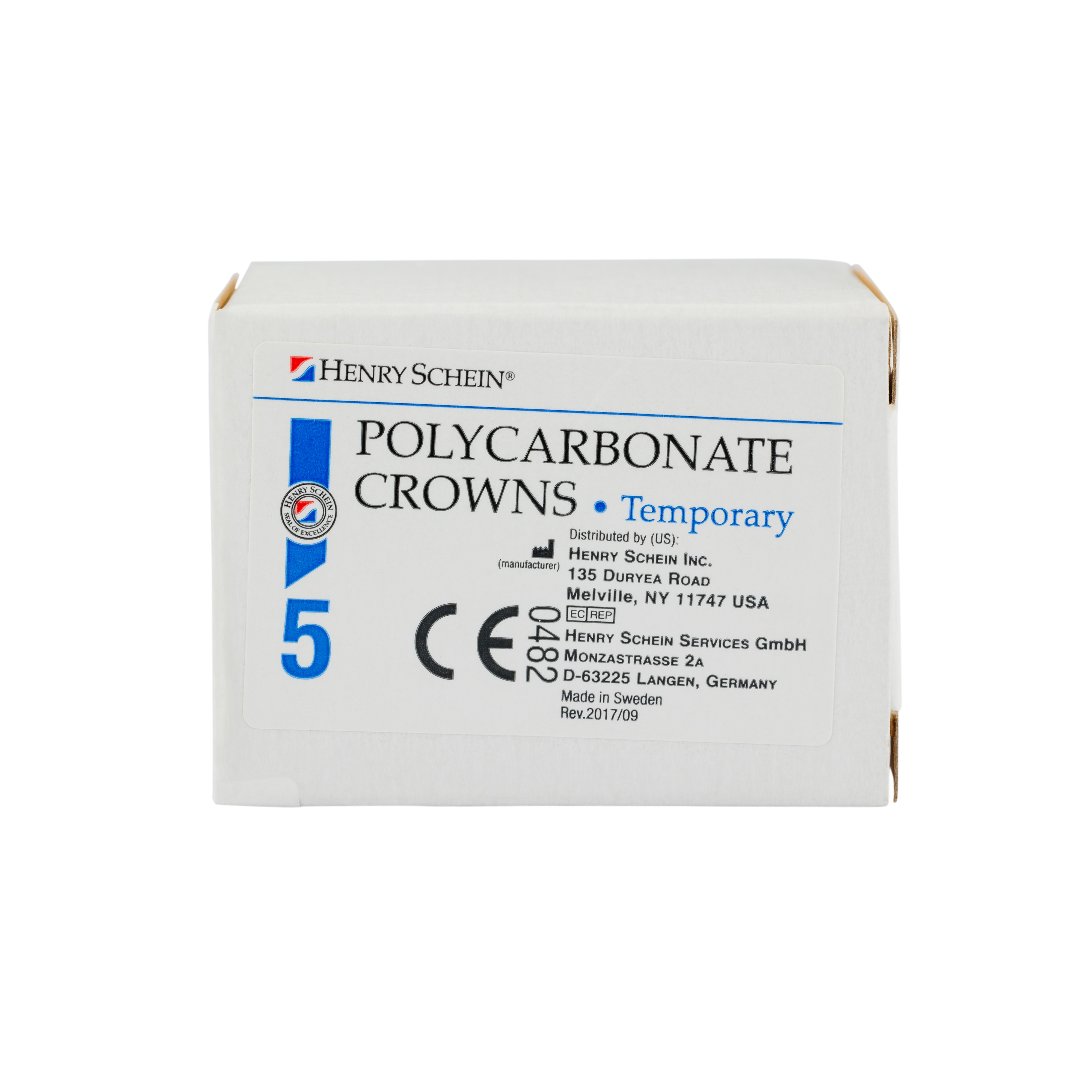 HS Temporary Crown Polycarbonate Refill 30 5pk