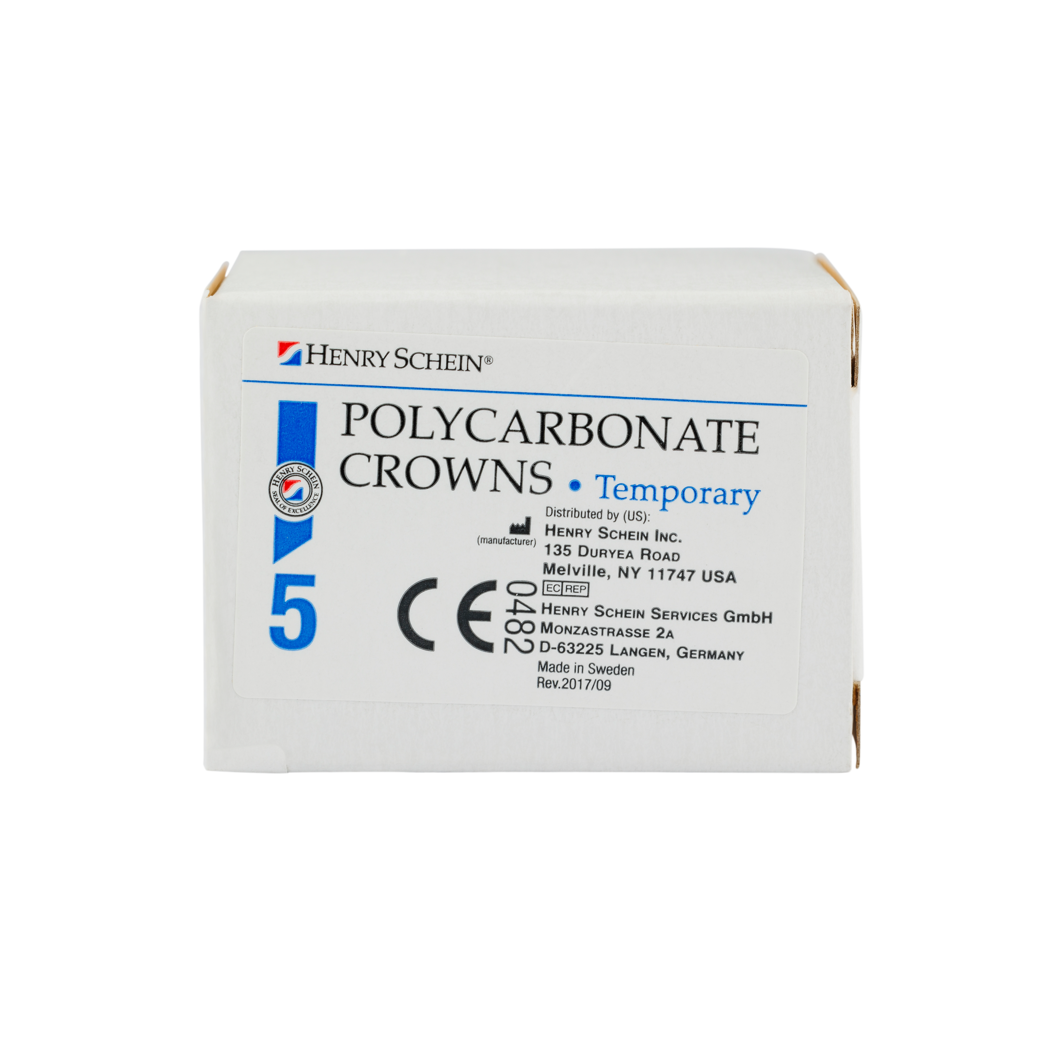 HS Temporary Crown Polycarbonate Refill 30 5pk
