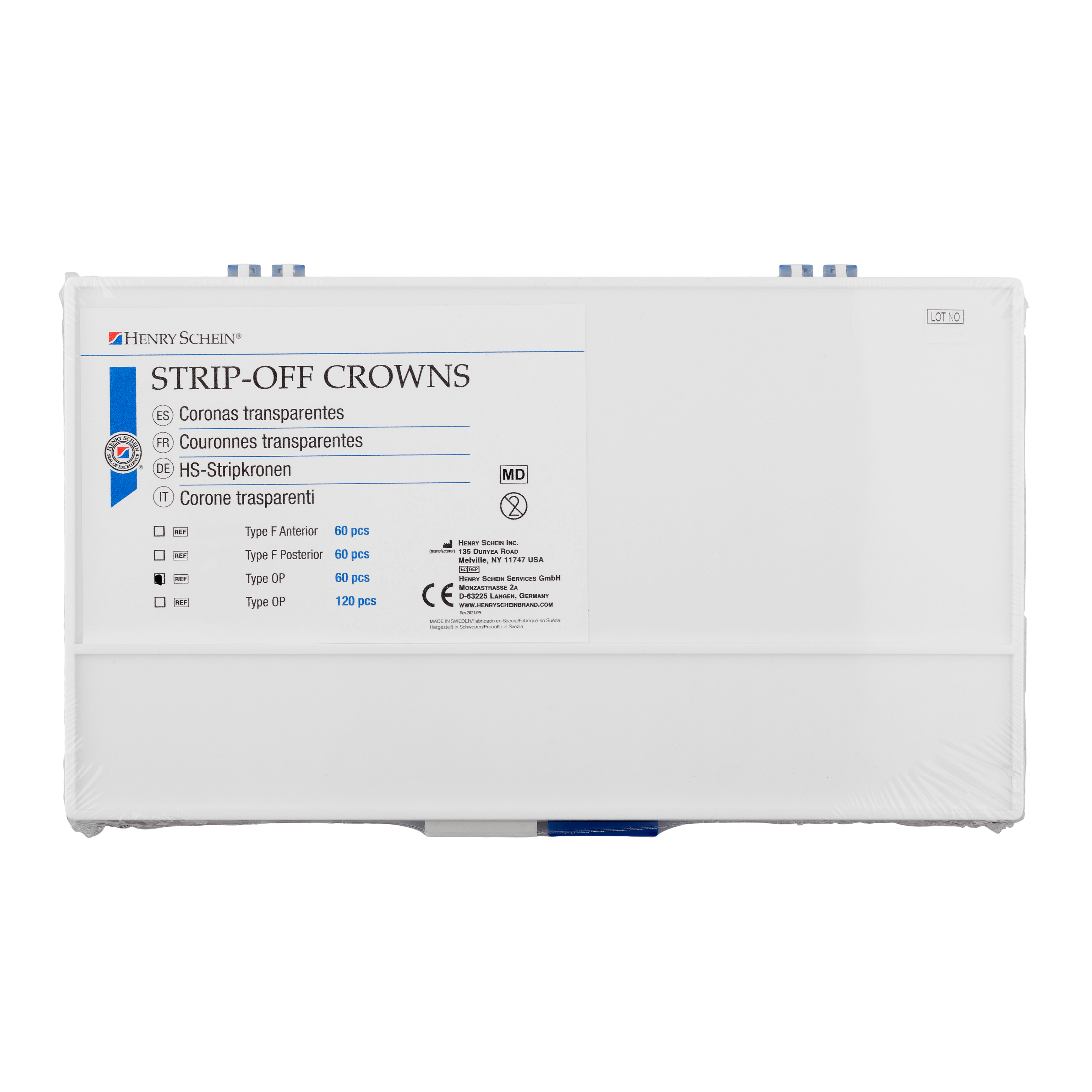 HS Transparent Crown Kit 60pk