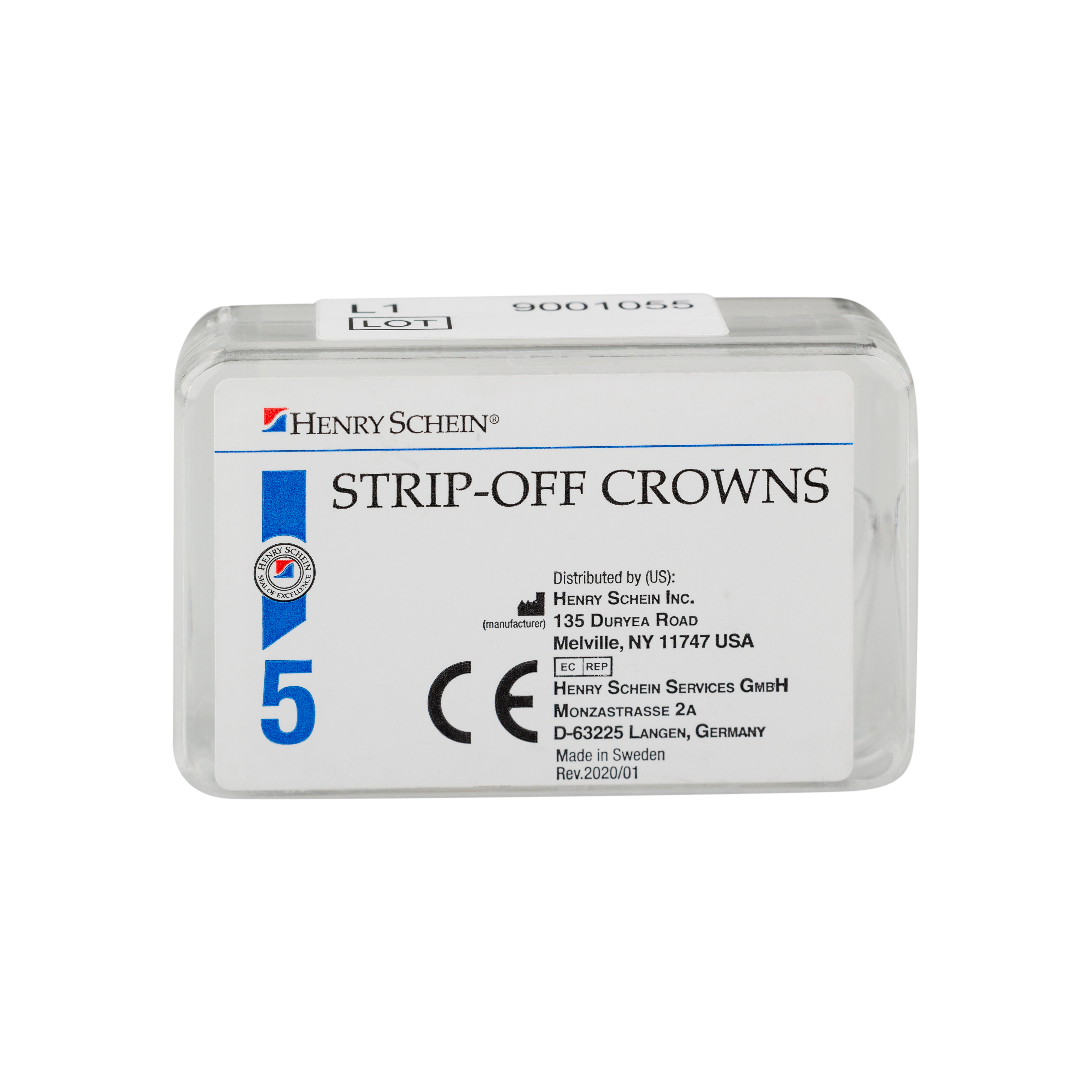 HS Transparent Crown Refill 1L 5pk
