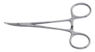 Arterieklem Mosquito, gebogen - Gebogen, 12,5 cm