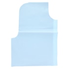 Exam Cape 30 in x 21 in Blue Tissue Disposable 100/Ca