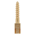 Screw Posts Gold Plated Medium 12/Bx