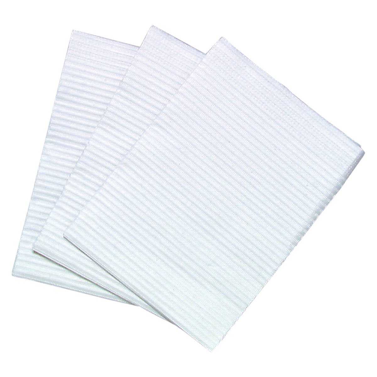 Patient Towel 3 Ply Paper 13 in x 19 in White Disposable 500/Ca