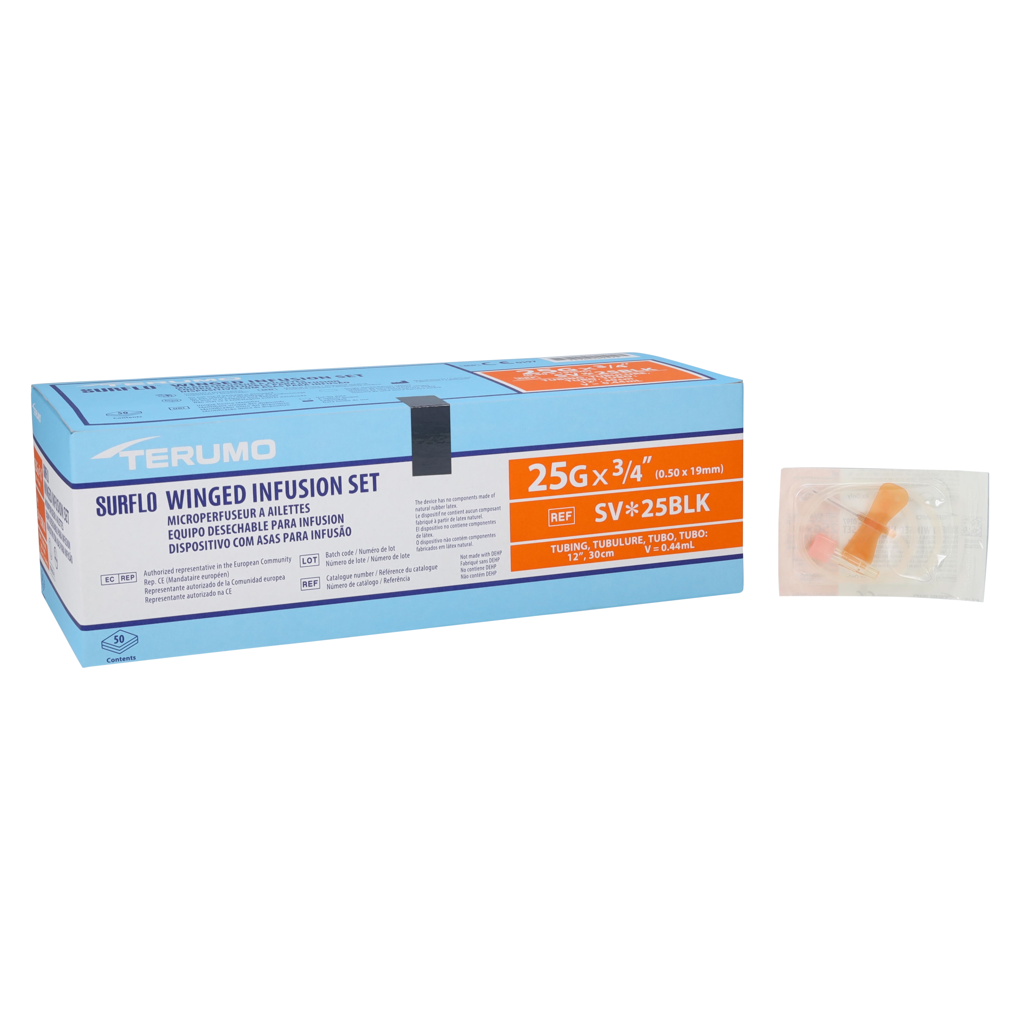 Infusion Set 25gx3/4" 12" 50/Bx