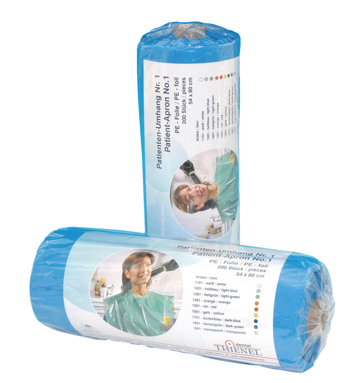 Thienel Dentalwaren Bibs Patient Disposable Blue 200pk 500152 - Henry ...
