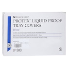 Protex Tray Cover 8.5 in x 12.25 in White Poly Coated Disposable 500/Bx