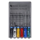 Maxima Hand K-File 21 mm Size 40-70 Stainless Steel Assorted 6/Bx