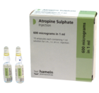 Atropine Sulphate Injection 600mcg 1ml Ampoules 10pk