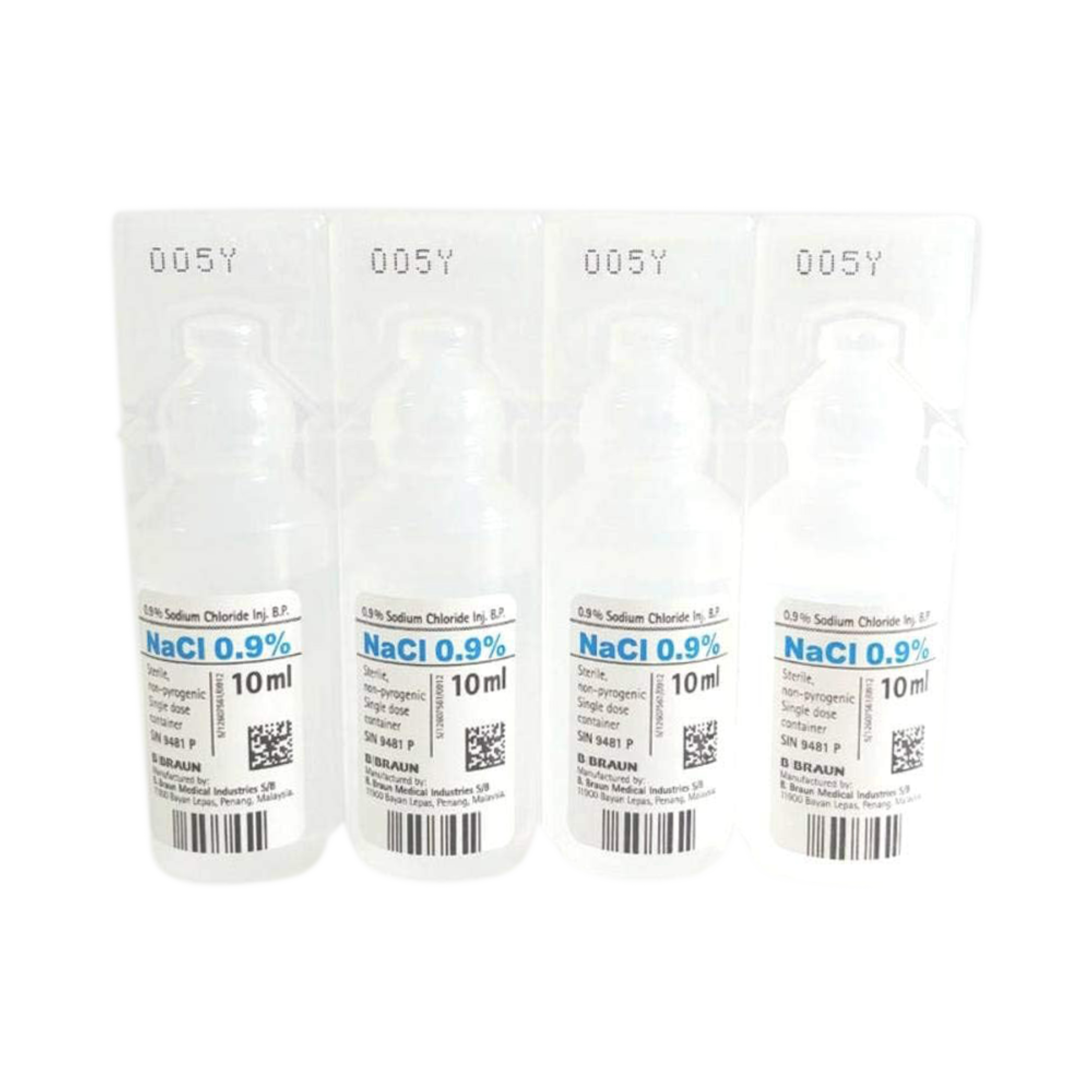 Sodium Chloride Mini-Plasco 0.9% 10ml Ampoule 20pk