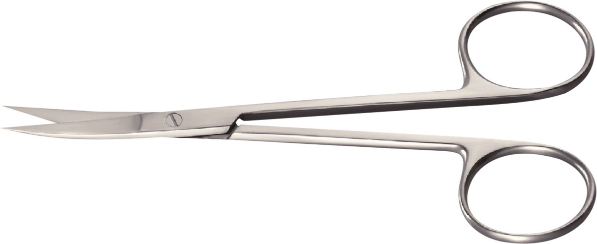 Chirurgische schaar Iris 306S - Gebogen, 11,5 cm