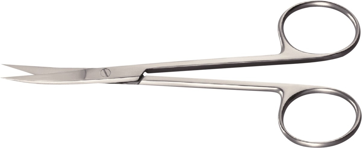 Chirurgische schaar Iris 306S - Gebogen, 11,5 cm