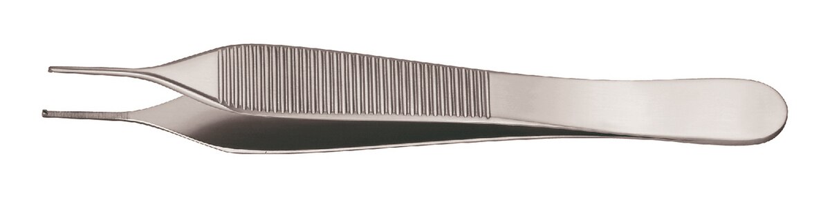 Hechtpincet Adson, chirurgisch 1/2 tands - Blue Banner 12 cm