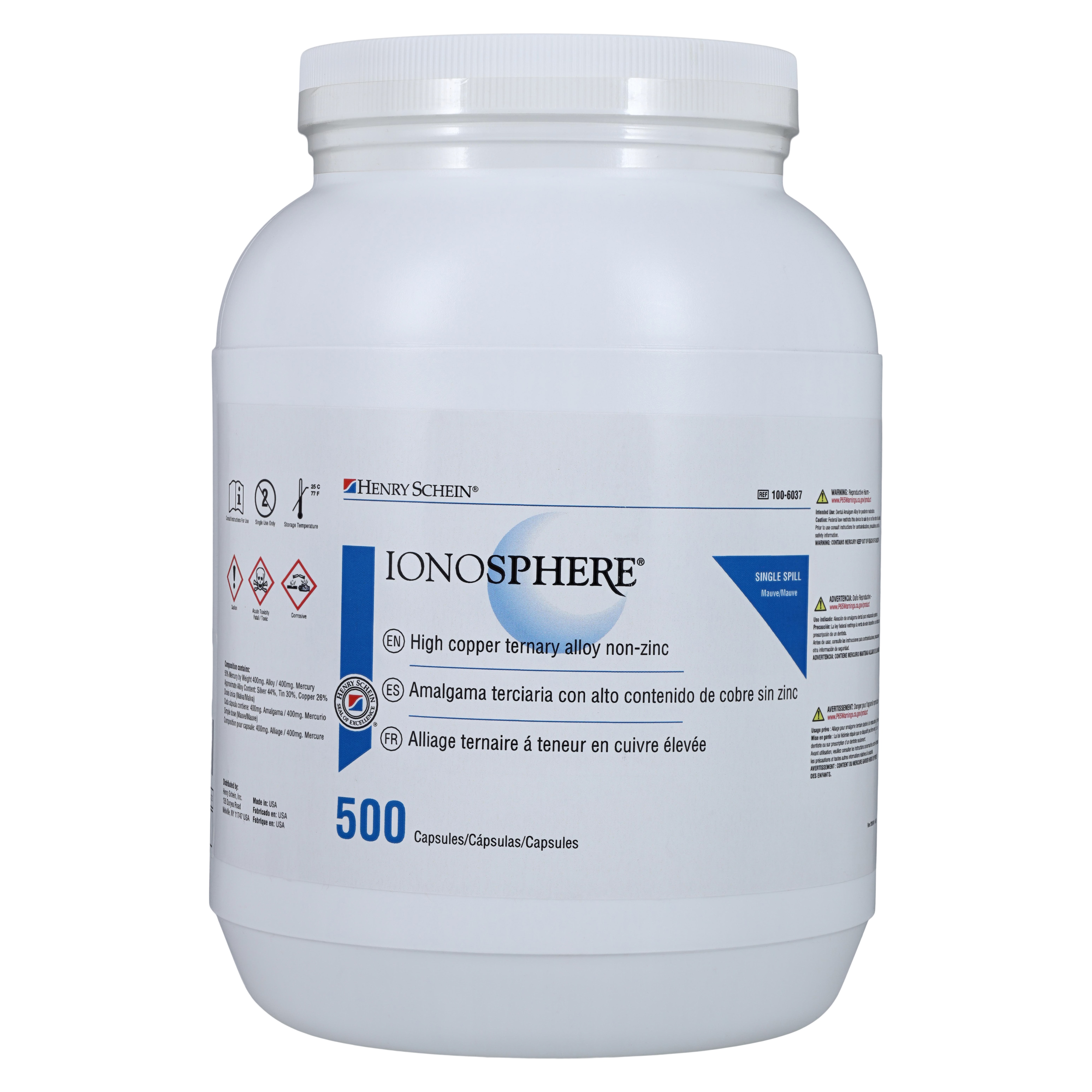 Ionosphere Alloy Capsules Single Spill Regular Set 500/Jr