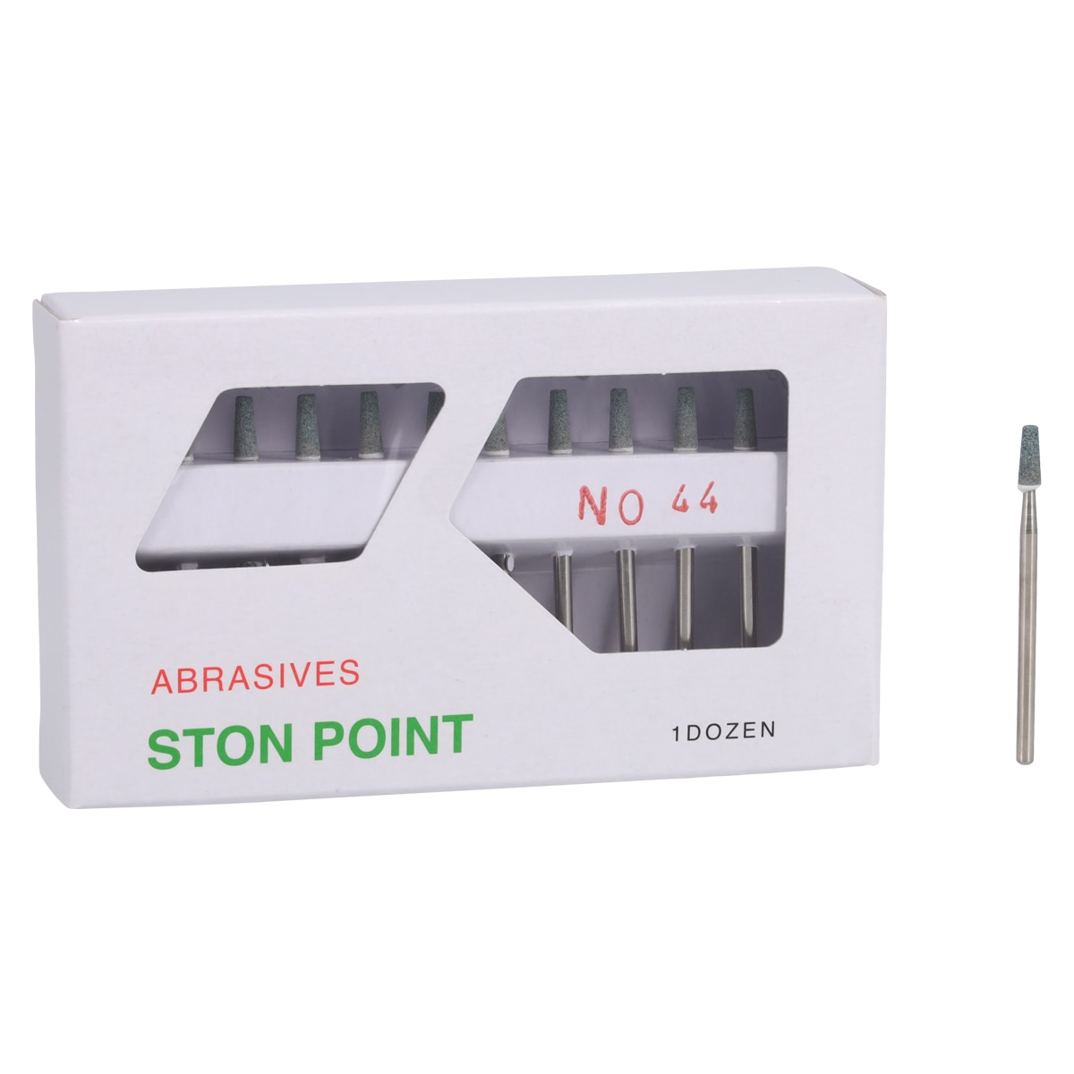 Silicone Carbide Mounted Points Green 12/Bx