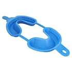 Acclean Dual Arch Fluoride Trays Foam Large With Hinge Blue Disposable 100/Bx