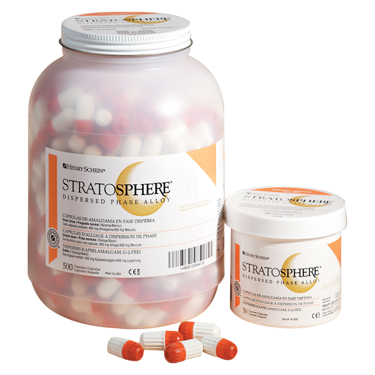 Stratosphere Alloy Capsules Single Spill Fast Set 500/Jr