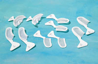 HSI Multi-Tray Bite Trays Anterior 35/Bx