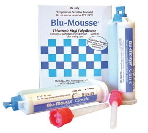 Blu-Mousse Automix Cartridge 50ml 2pk & Mix Tips