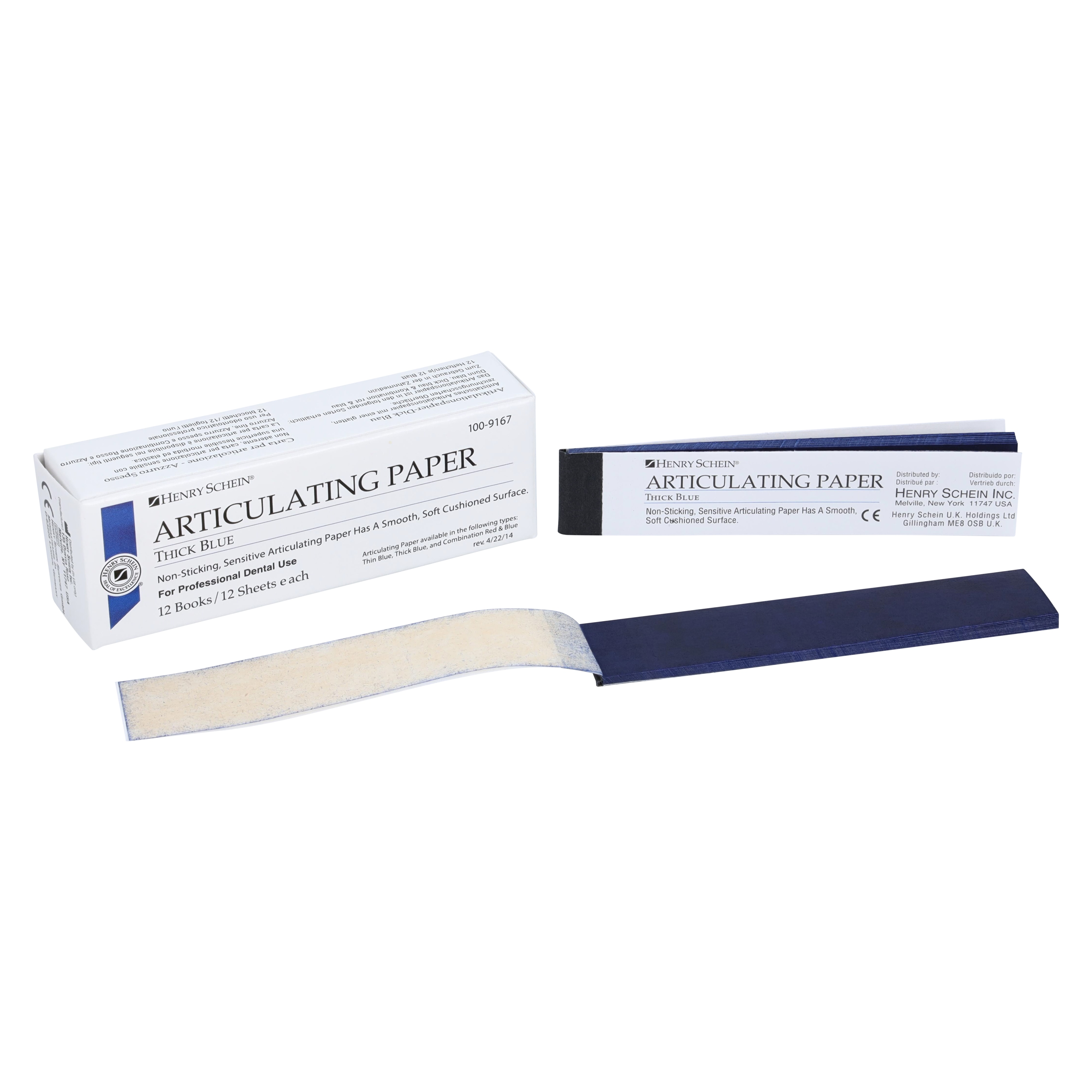 Articulating Paper Strips Thick Blue Booklet Bx