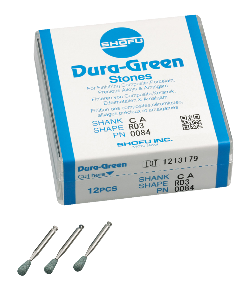 Dura-Green Polishing Stone 0084 RD3 CA 12pk