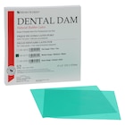 Latex Rubber Dam 5 in x 5 in Medium Gauge Green 52/Bx