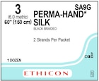 Perma-Hand Suture 3 2x60" Silk Braid Black 12/Bx
