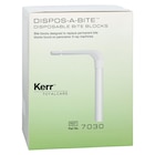 Dispos-a-Bite Bite Blocks Panoramic Plastic 7030C Disposable 100/Bx