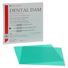 Latex Rubber Dam 6 in x 6 in Medium Gauge Green 36/Bx