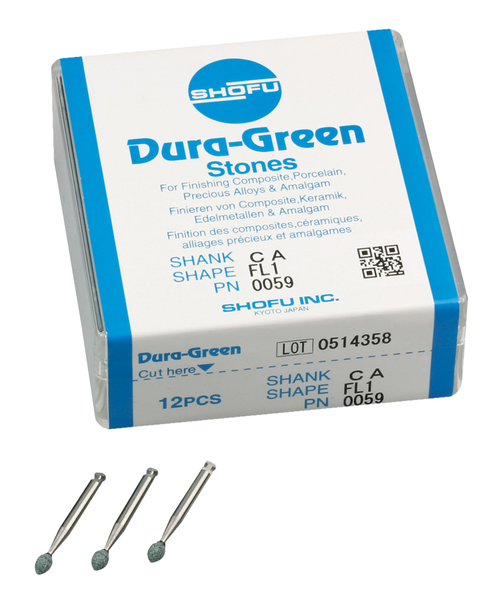Dura-Green Polishing Stone FL1 0059 CA 12pk