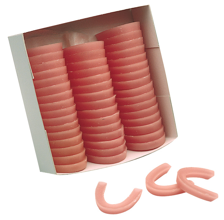 Wax Bite Blocks Curved Pink 50pk