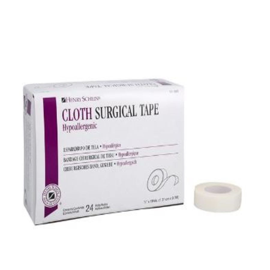 Surgical Tape Cloth .5"x10yd White Non-Sterile 24/Bx