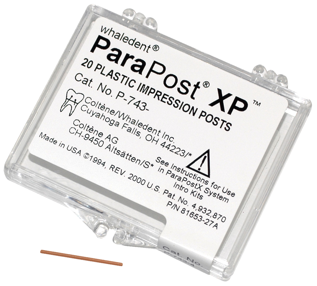 P7433 Coltene ParaPost XP Plastic Impression Post P-743-3 Brown 20pk 231220 ...
