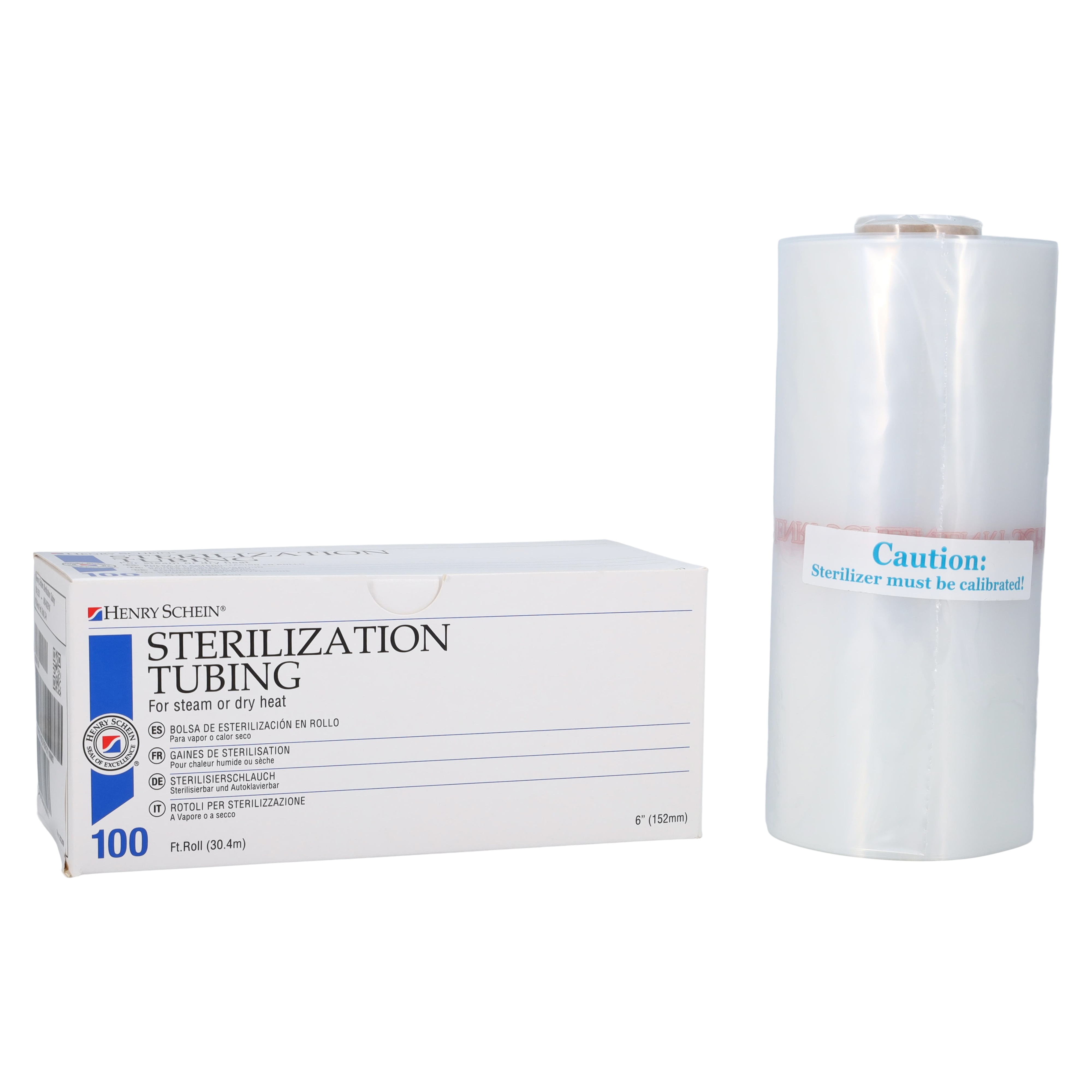 Sterilization Tubing 6 in x 11 in Nylon 100'/Rl