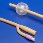 Dover 2-Way Foley Catheter Straight Tip Silicone Elastomer Coated Latex 18Fr 5cc