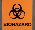 Biohazard Warning Labels 25/Pk
