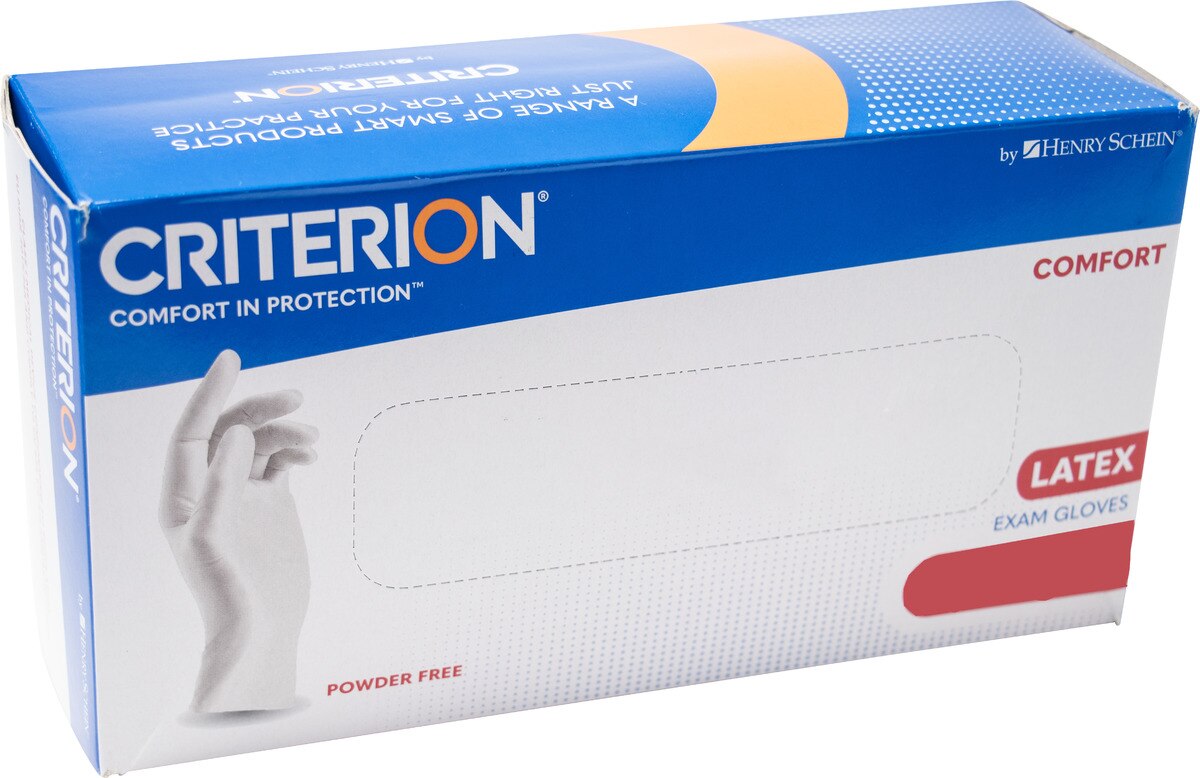 Criterion Comfort Latex Powder Free Gloves - M - 100 stuks