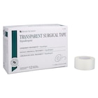 Surgical Tape Plastic 1"x10yd Transparent Non-Sterile 12/Bx