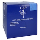 CAP Anti-Embolism Stocking Knee High Large Unisex White